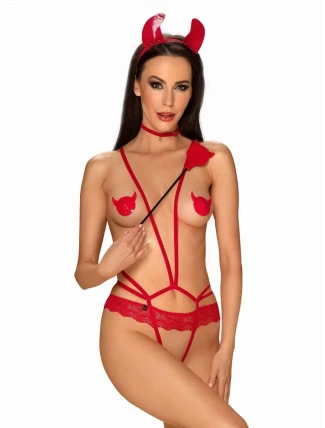 Diabolské body Evilia teddy - Obsessive