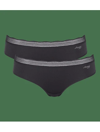 sloggi GO Blush Hipster 2P – čierna – SLOGGI čierna – SLOGGI