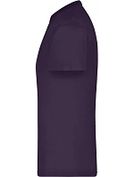 Daiber JN 02 Tričko z hrubej bavlny 02.0002, farba aubergine Daiber JN 02 Tričko z hrubej bavlny 02.0002, farba aubergine