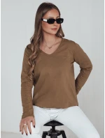 Dámska blúzka oversize VAVLSTYLES hladká ťavia FashionStreet RY2686