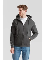 Fruit of the Loom Classic Hooded Sweat Jacket Mikina s kapucňou 16.2062 čierna