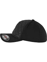 Flexfit 6277Q 5-panelová čiapka s kšiltom „Diamond Quilted“ 55.277Q čierna Flexfit 6277Q 5-panelová čiapka s kšiltom „Diamond Quilted“ 55.277Q čierna