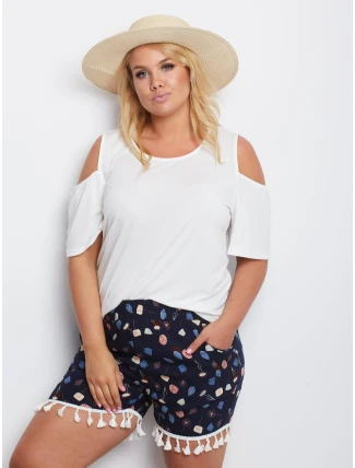 Šortky AT SN 2101A.04X tmavo modrá