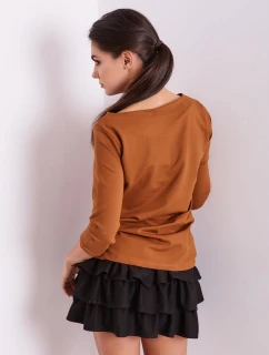 Blúzka CZ BZ 1694.08 svetlohnedá