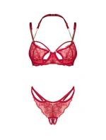 Dámsky zvodný set Matildea red - Obsessive
