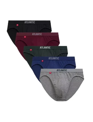 Pánske slipy 5 pack 004/2 - Atlantic