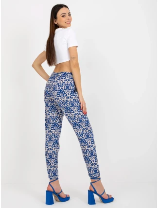 Dámske nohavice D73770M61869J tmavo modré - FPrice Dámske nohavice D73770M61869J tmavo modré - FPrice