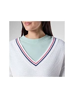 Dámsky sveter ROSSIGNOL W Knitted V Neck, biely