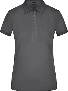 Daiber JN 709 Dámske elastické polo tričko z piké 02.0709 grafitová