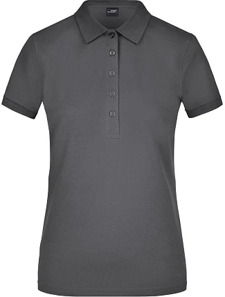Daiber JN 709 Dámske elastické polo tričko z piké 02.0709 grafitová Daiber JN 709 Dámske elastické polo tričko z piké 02.0709 grafitová