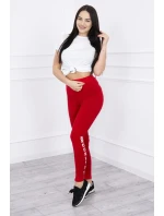 Brooklyn legíny nohavice červené Brooklyn legíny nohavice červené