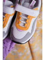 Dziecięce Sportowe Buty Na Rzep Big Star JJ374257 Biało-Żółte