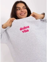 Mikina MJ BL H2525.66 svetlo šedá