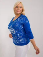 Blúzka RV BZ 9442.27 kobalt