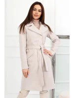 Dámsky kabát Malika beige- Merce