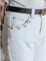 Dámske džínsové nohavice LIKEMELOO mom fit white FashionStreet UY2432