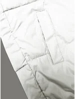 Miss TiTi (2360) Dámska voľná bunda v ecru farbe s kapucňou Miss TiTi (2360) Dámska voľná bunda v ecru farbe s kapucňou