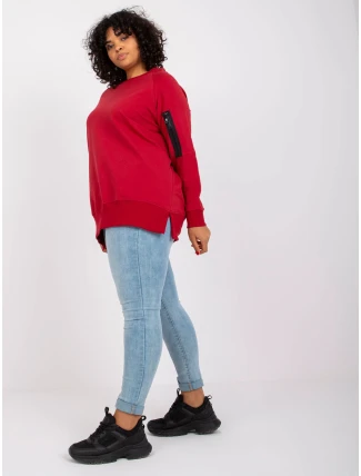 Tunika RV TU 7158.76P tmavo červená