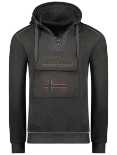 Geographic Norway Gymclass EO Tiedye Badge M WU8270H-GNO-BLACK Mikina