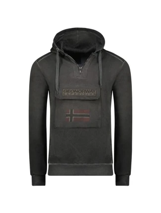 Geographic Norway Gymclass EO Tiedye Badge M WU8270H-GNO-BLACK Mikina