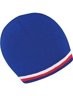 Result Headwear R 368X Pletená čiapka s kontrastnými pruhmi 28.368X modrá/biela-červená Result Headwear R 368X Pletená čiapka s kontrastnými pruhmi 28.368X modrá/biela-červená