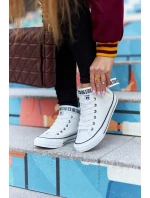 Wysokie Ocieplane Trampki Big Star GG274027 Białe