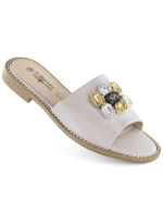 S.Barski W OLI262B žabky so strieborným zirkónom S.Barski W OLI262B žabky so strieborným zirkónom