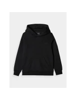 Chlapčenská mikina bez prúžkov s kapucňou 4F Junior 4FJWMM00TSWSM1292-20S