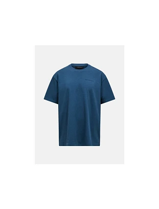 Tričko PEAK PERFORMANCE M Graphic Tee, modré Tričko PEAK PERFORMANCE M Graphic Tee, modré