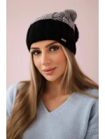 Paris fleecová čiapka K212 sivá+čierna