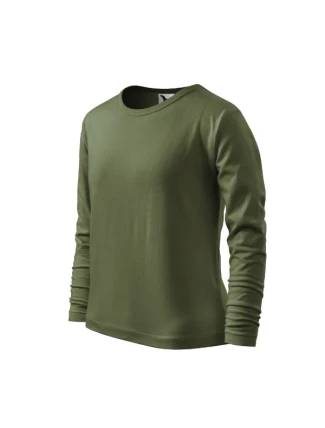 Detské tričko Fit-T LS khaki