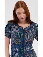 Dámske dlhé pyžamo Leaves