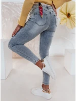 TRENDIFIX dámske skinny džínsy s opaskom modré FashionStreet UY2481