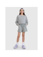 Dievčenská mikina bez kapucne 4F 4FJWSS25TSWSF1504-25S