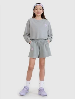 Dievčenská mikina bez kapucne 4F 4FJWSS25TSWSF1504-25S