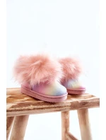 Dziecięce Botki Śniegowce Z Futerkiem Wielokolorowe Ariana