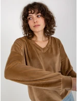 Mikina RV BL 8441.07P ťava