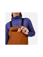 Dámske lyžiarske nohavice ROSSIGNOL W Outerlimits Insulated Bib, hnedé