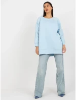 Dámska mikina EM BL 711 1.03X svetlo modrá - FPrice