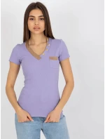 Tričko RV TS 8543.12P svetlo fialová