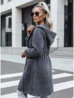 Dámsky kabát MELBY sivý FashionStreet NY0479 Dámsky kabát MELBY sivý FashionStreet NY0479