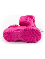 Detské sandále Crocs Classic Clog T, ružové, pohodlné, módne