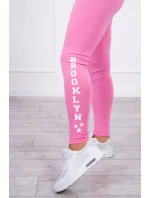 Brooklyn legíny nohavice svetlo ružové Brooklyn legíny nohavice svetlo ružové