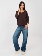 Blúzka RV BZ A1091.16 tmavohnedá