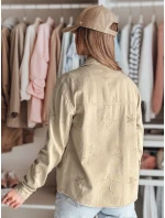 Dámska prechodná bunda v jednej veľkosti vo farbe hviezd STRASHINE hnedá FashionStreet TY4847
