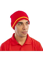Result Headwear R 368X Pletená čiapka s kontrastnými pruhmi 28.368X modrá/zelená-biela-červená Result Headwear R 368X Pletená čiapka s kontrastnými pruhmi 28.368X modrá/zelená-biela-červená