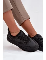 Sneakersy Damskie Na Platformie Big Star SS274589 HI-POLY SYSTEM Czarne