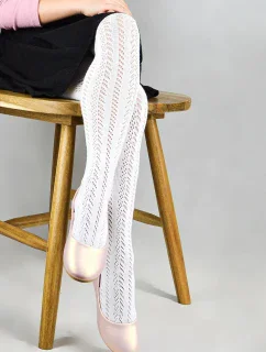 ČIPKOVANÉ PANČUCHY RB013 2-6 ROKOV