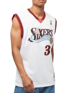 Mitchell & Ness NBA Swingman Home Jersey 76ERS 00 Allen Iverson M SMJYGS18200-P76WHIT00AIV pánske