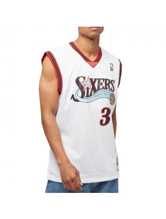 Mitchell & Ness NBA Swingman Home Jersey 76ers 00 Allen Iverson M SMJYGS18200-P76WHIT00AIV Pánske